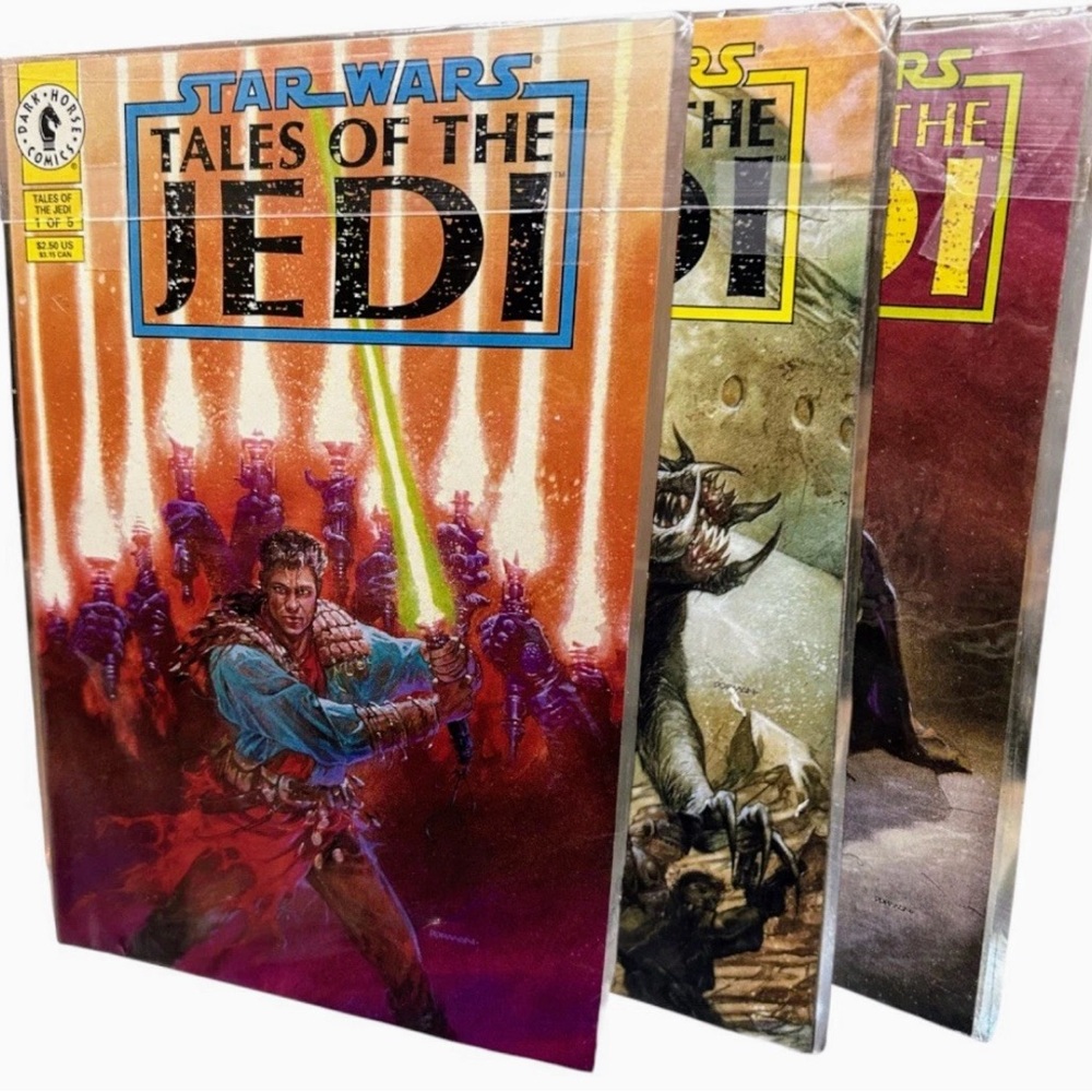 Vintage Star Wars Tales of the Jedi #1–3 (1993) Dark Horse Comics Set Lot Ltd Ed